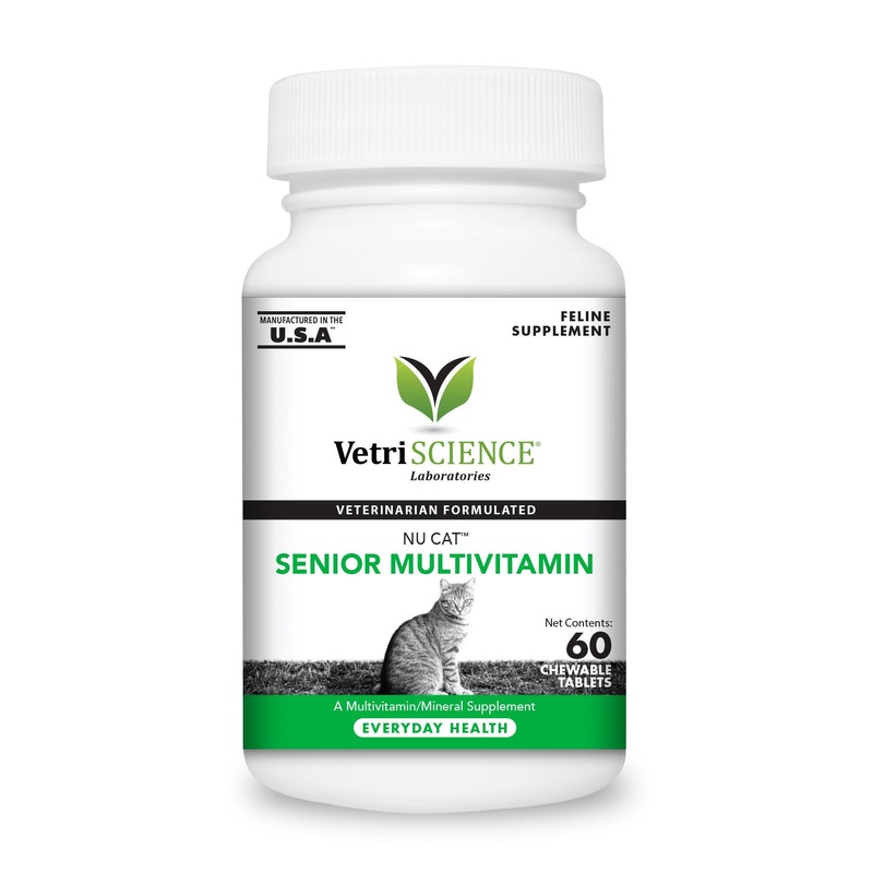 VETRISCIENCE NuCat Senior Multivitamin for Cats 60