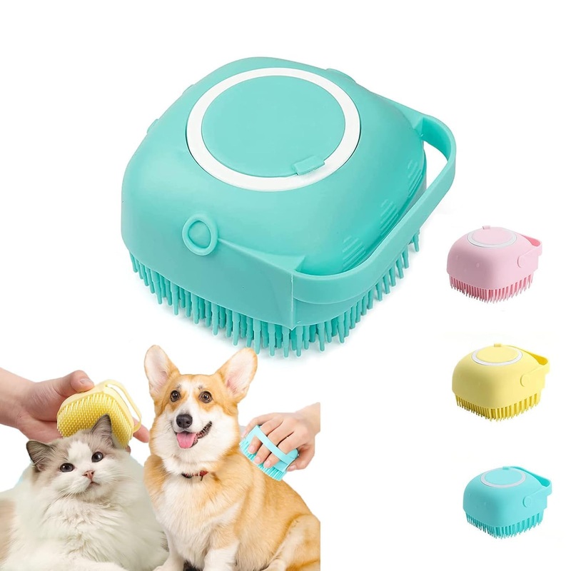Brush silicone PETCOOL (pink) pink