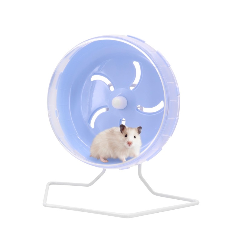 Hamster Running Wheel Golden Bear Treadmill Wheel, Silent Treadmill, Freely Adjustable in Height Or Assembled in Cage, Equipped with Lifting Bas for Hamsters or Other Small Animals