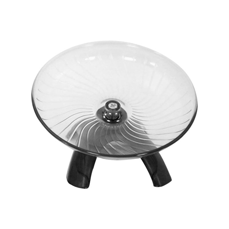 Hermit Crabs Wheel, Hamster Running Wheel,Mouse Wheel for PP Cage,Chinchilla Wheel Attach to Cage,Tortoise Wheel,Hamster Flying Saucerm,Silent Hamster Wheel(Size:7.09inch) 7.09inch