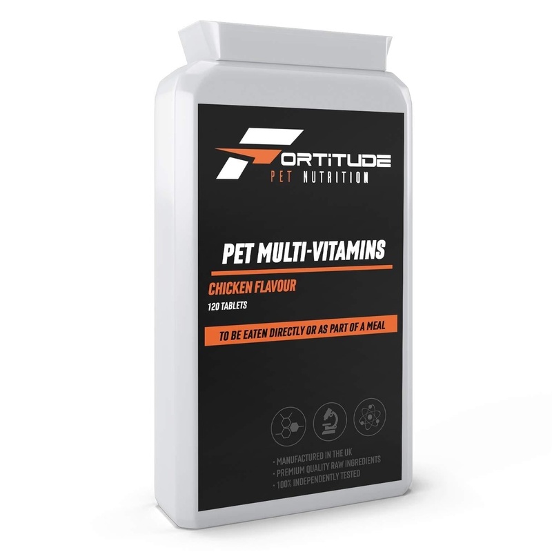 Pet Multi-Vitamins | Multi-Vitamin Supplement For Dogs | 120 Chewable Chicken Flavoured Tablets