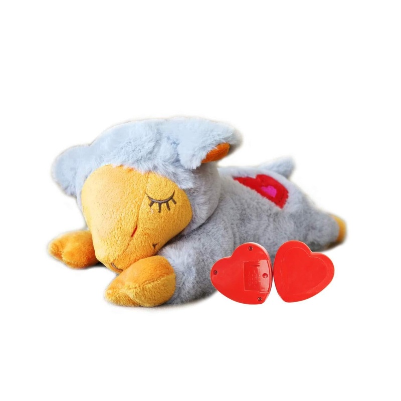 All for Paws Puppy Sleep Aid Plush Toy, Heart Beat Behavioral Aid Anxiety Toys for Dogs, 2PCS Hearts Included
