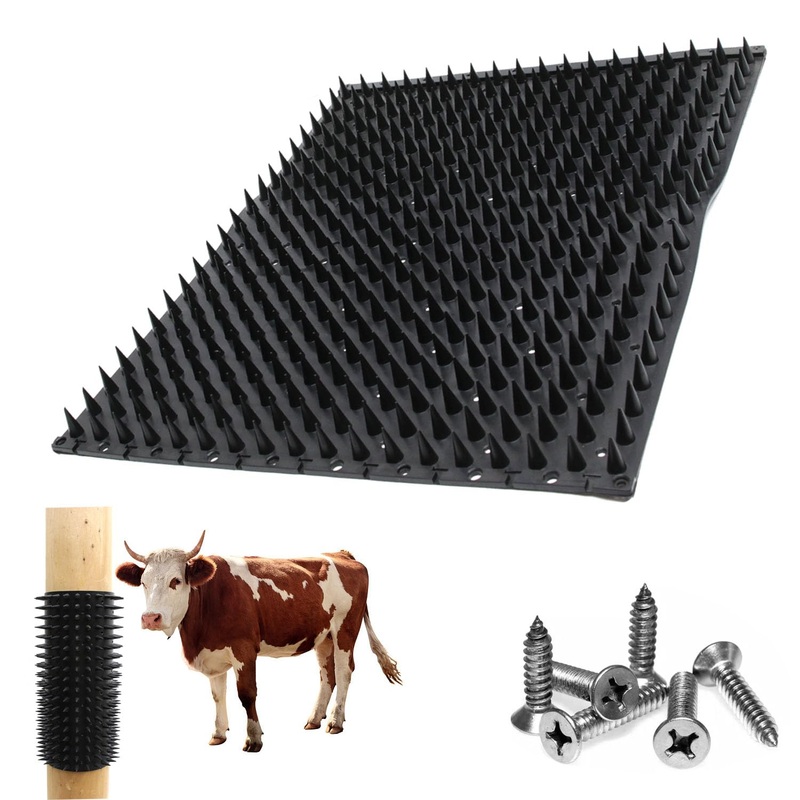 Cattle Scratcher – Livestock Scratching Brush | Horse Brushes Animal Scratch Itch Relief | Cattle Soft Touch Itch Post Pad For Livestock, Horse Grooming, Cattle, Sheep33.8x42cm