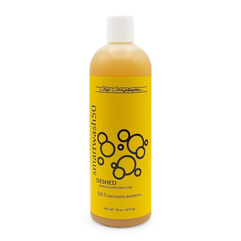 Chris Christensen SmartWash50 Deshed Ultra Concentrated Dog Shampoo, Makes up to 50 Bottles, Groom Like a Professional, Removes Shedding Coat, Adds Moisture, Made in USA, 16 oz 16oz
