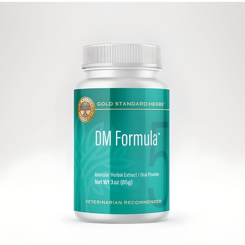 DM Formula Degenerative Myelopathy Relief for Dogs by Gold Standard Herbs, All Natural Granular Herbal Extract, 85 gram Powder