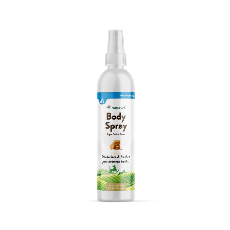 NaturVet Body Spray with Sugar Cookie Scent for Dogs & Cats 8 oz