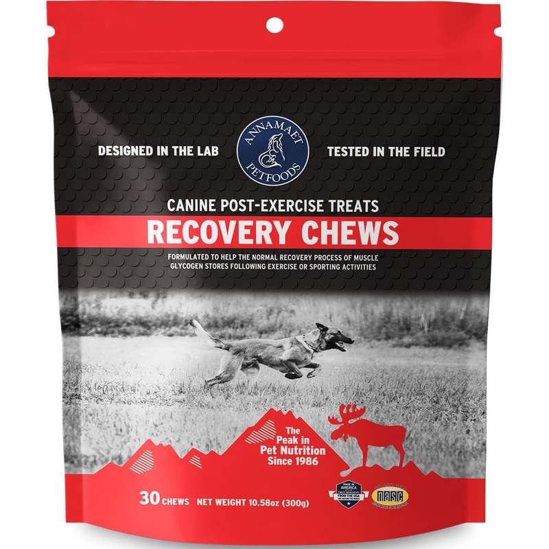 Annamaet Recovery Chews – Canine Post-Exercise Treats 300g Brown