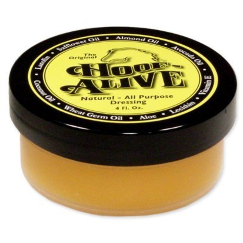Hoof Alive. Natural, All-Purpose Hoof Dressing. Heals Water and Quarter Cracks. Promotes Strong, Healthy Hoof Growth. Petroleum-Free. 4 Ounce.