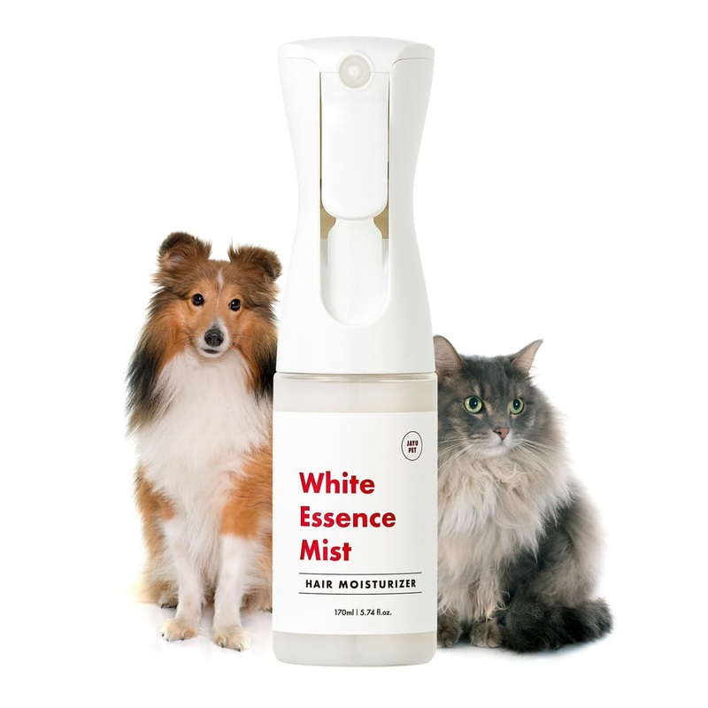 JAYU PET White Essence Mist – Dog Itch Relief, Hypoallergenic Soothing Spray, Dandruff & Dry Skin Spray (170ml, 5.8fl oz) Dandruff & Itch Relieving