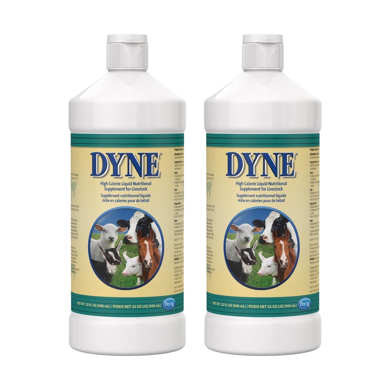 Pet-Ag Dyne High Calorie Liquid Nutritional Supplement for Livestock – 32 oz – Includes Added Vitamins – Excellent for Underweight, Stressed, or Recovering Animals 2