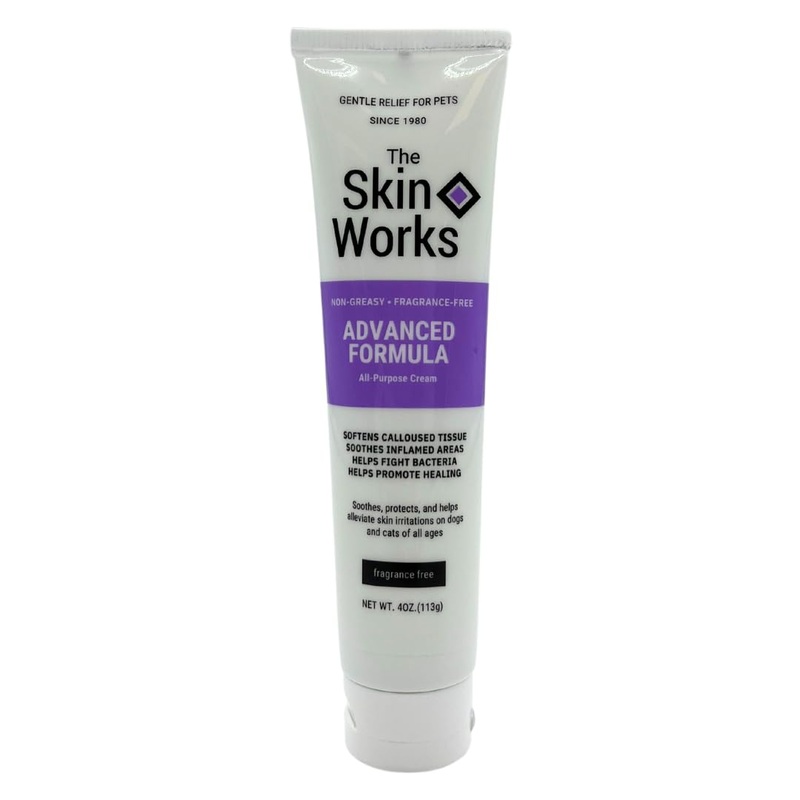 Skin Works, 4 oz | All Natural Ingredients, Non-Greasy, Soothing and Healing, Softens Calluses, Calms Inflamed Areas, Moisturizes Dry Skin for Pets and Humans