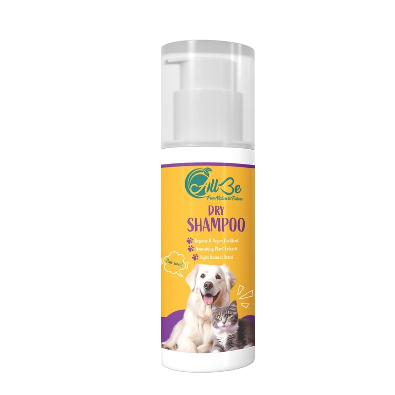 ALLBE Dry Shampoo for Dogs – Waterless Dog Shampoo & Cat Dry Shampoo, No Rinse Dog Shampoo for Smelly Dogs – Safe Solution for Itchy, Sensitive Skin, Deep Cleans & Conditions, Anti-Shedding