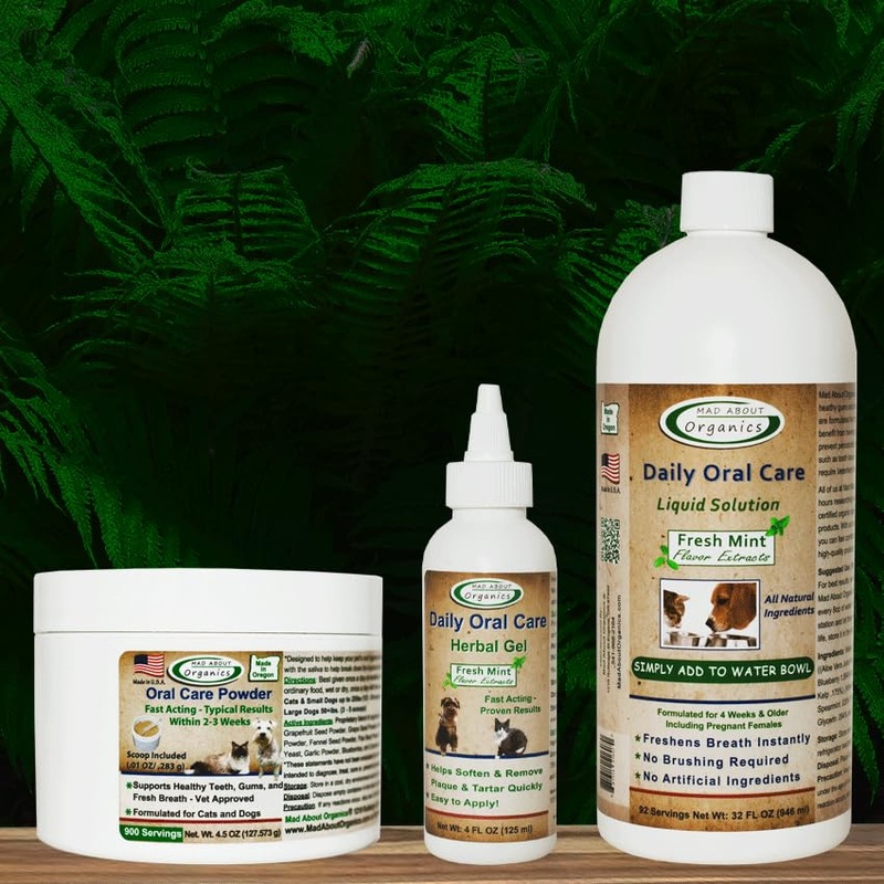 Complete Dental Care Kit  Large Dental Powder, 32oz Water Additive, 4oz Dental Gel – Ultimate Pet Bundle for Dog & Cat Oral Health, Tartar Control, Teeth Cleaning & Gingivitis