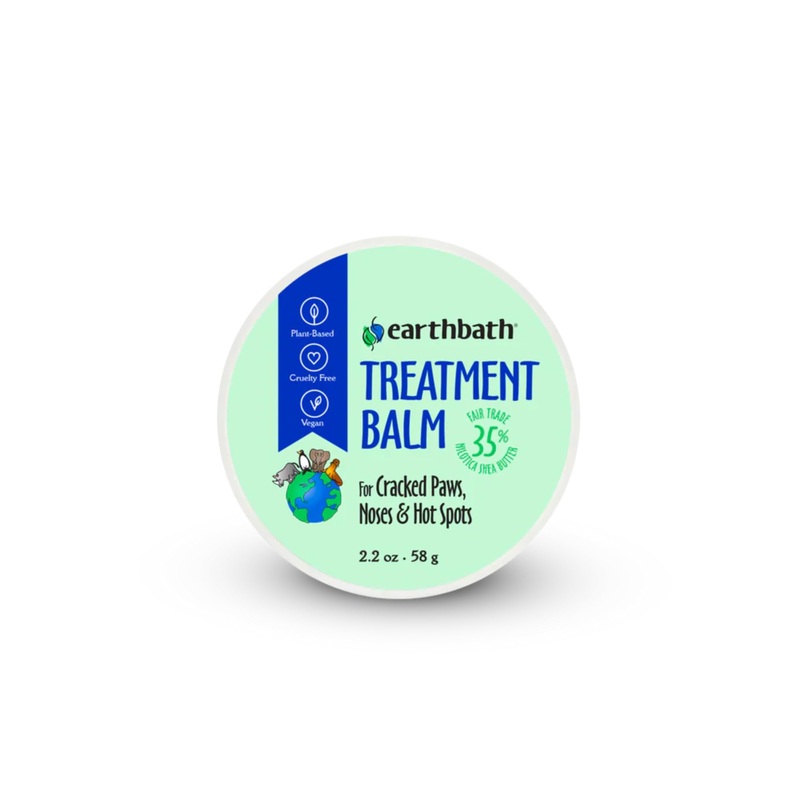 earthbath, Treatment Balm – Dog Balm for Paws and Nose, Dry Cracked Nose and Paw Balm, Plant-Based, Curelty-Free, Vegan, Made with Nilotica Shea Butter for Dogs and Cats – 2.2 Oz