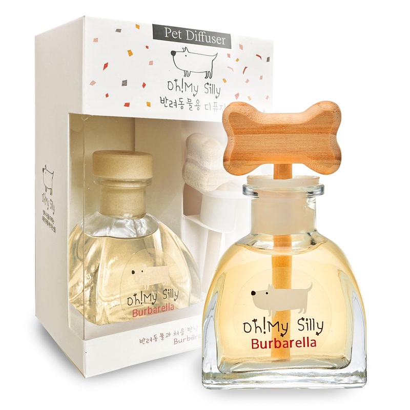 EVENDAY Oh My Silly Air freshener Pet Diffuser – Removing Ammonia Odor Deodorization Long Lasting Aroma Pet Perfume (Burbarella) Burbarella