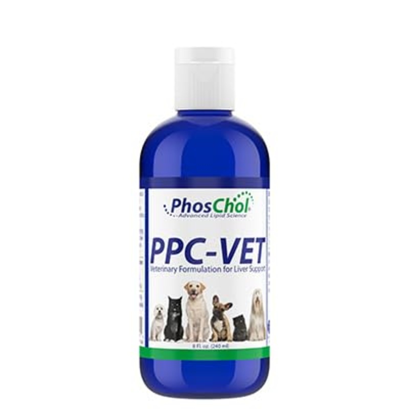 PPC-Vet Polyunsaturated Phosphatidylcholine Liver and Brain Health Supplement for All Sized Cats and Dogs 1000mg PPC / 5mL – Liposomal Liquid 8 oz