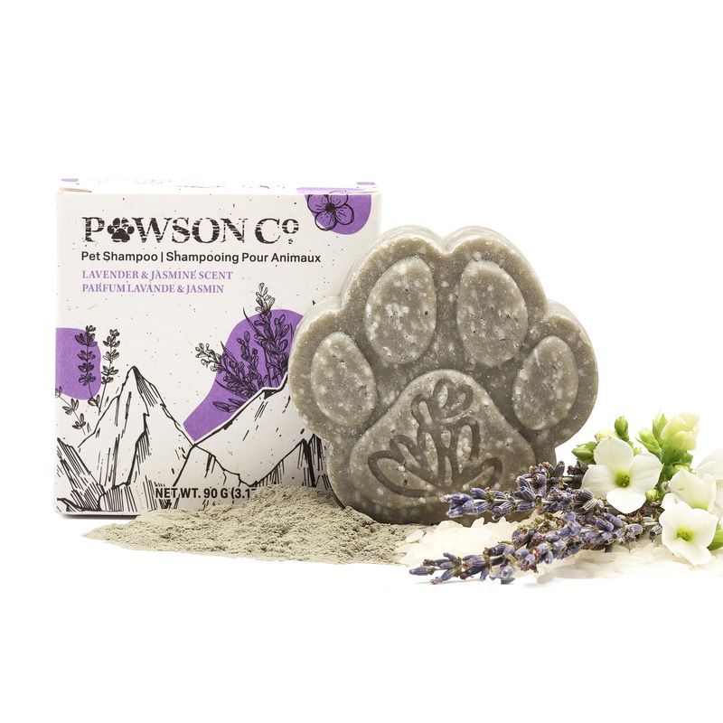 Pawson Dog Shampoo Bar – Natural Pet Shampoo with Rice Water and Aloe for Animals, Puppy Essentials, Jasmine and Lavender Scent
