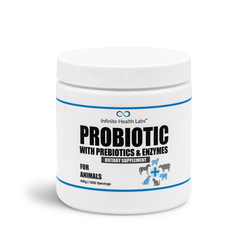 Probiotics for Dogs and Cats – Vet Formulated Pet Prebiotic & Enzyme Powder for Digestive, Gut & Immune Health – 1600 Servings (400 g) 400 g