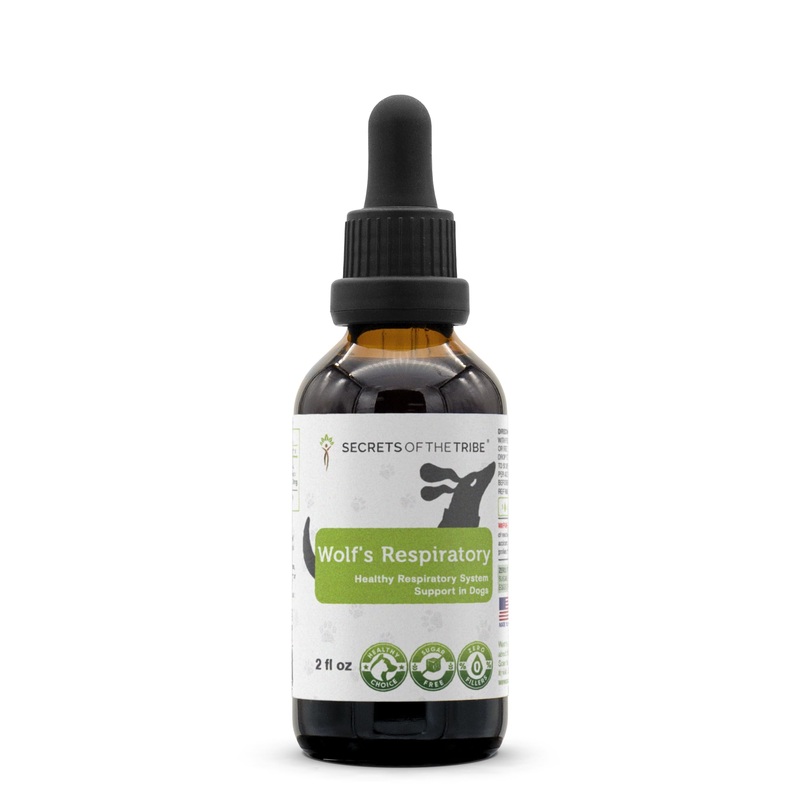 Wolf’s Respiratory | Natural Herbal Dietary Supplement | Healthy Respiratory System Support in Dogs | Alcohol-Free Extract, Marshmallow Leaf, Astragalus, Chamomile, Calendula, Oregon Grape 2 oz