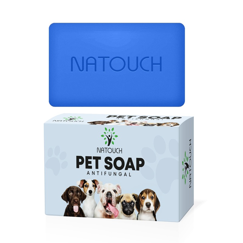 Antifungal Soap for Dog, Dog Shampoo for Allergies and Itching, Natural Soap Bar with Tea Tree Oil, and Lavender Oil, Helps with Infections & Fungus Irritation Itching