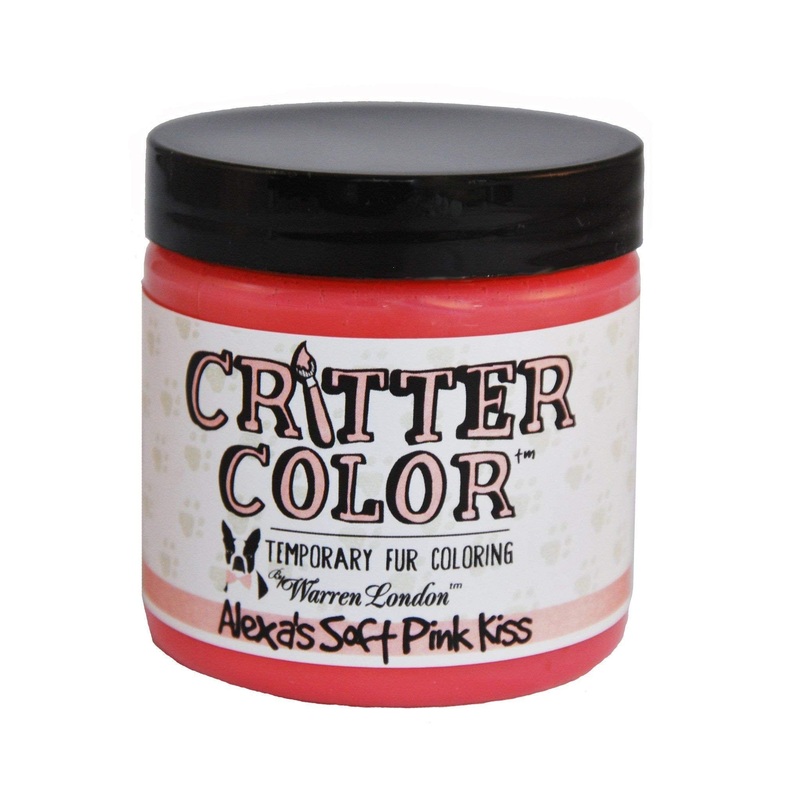 Critter Color Temporary Pet Fur Coloring- Warren London- Easy To Use- 7 Colors- Made in USA- Pink Alexa’s Pink Kiss
