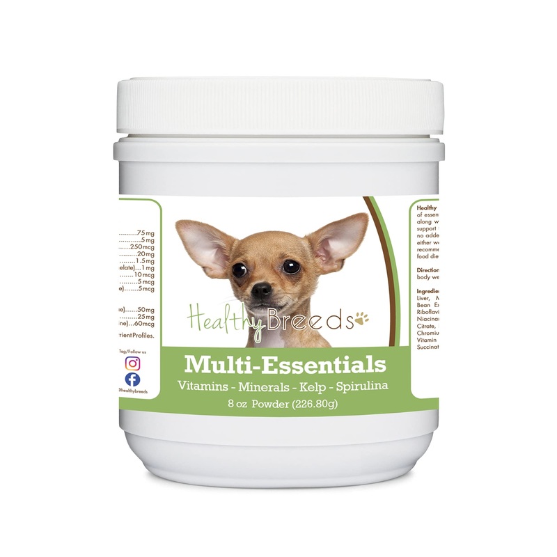 Healthy Breeds Chihuahua Multi-Essentials Powder for Dogs – an Ideal Supplement of Vitamins, Minerals & Antioxidants for Your Dog – 8 oz