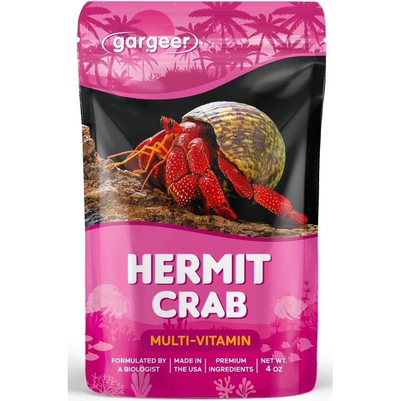 4oz Hermit Crab Multi-Vitamin Supplement. Premium Trace Minerals, Promote Growth, Exoskeleton Formation, Support Molting Process. Enjoy! 4 Ounce (Pack of 1)
