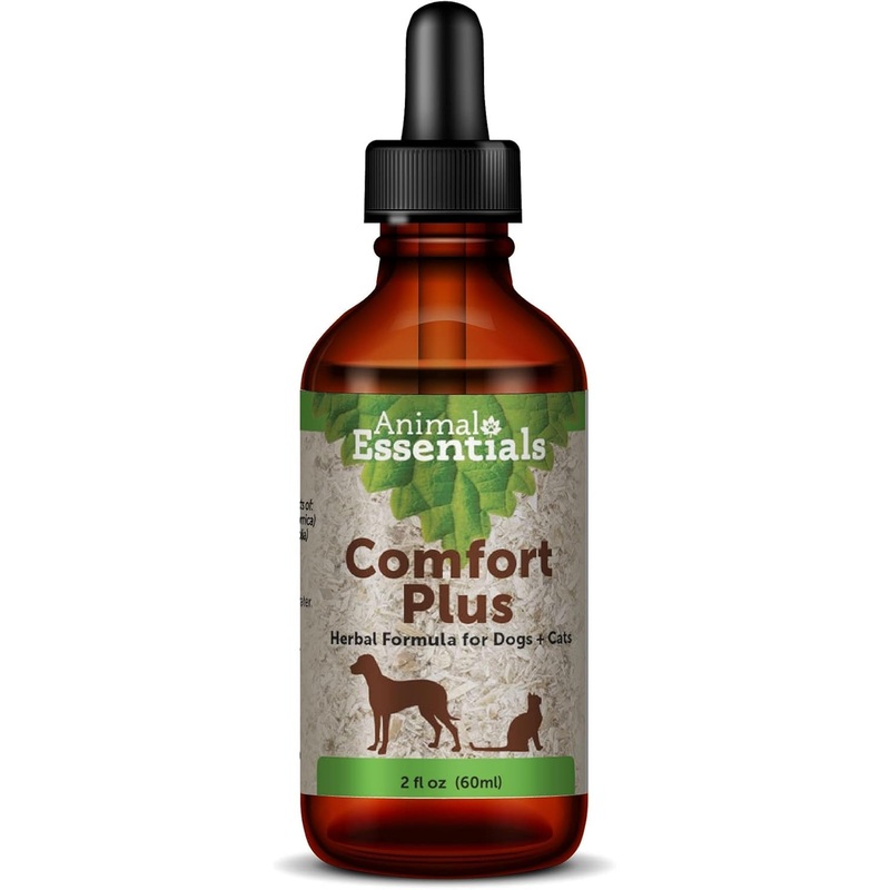 Animal Essentials Comfort Plus for Dogs & Cats – Calming Liquid, Pet Calming Drops, Herbal Formula, California Poppy, Skullcap – 2 Fl Oz