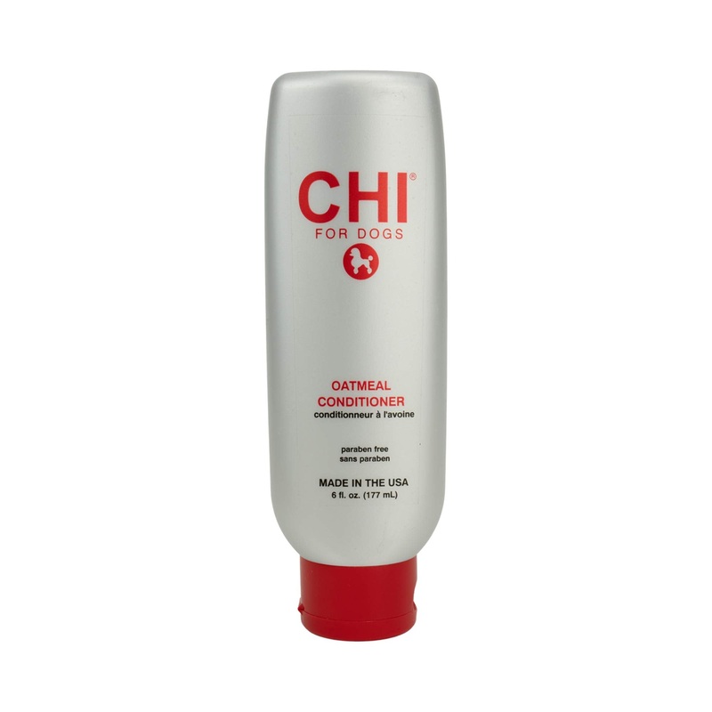 CHI For Dogs Oatmeal Conditioner for Dogs, 6 oz Best Oatmeal Dog Conditioner for Dogs with Dry Skin Sulfate & Paraben Free, pH Balanced for Dogs, Made In the USA