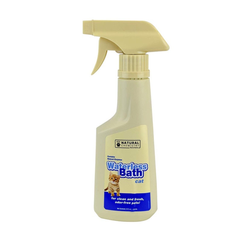Natural Waterless Bath for Cats, 8-Ounce Cat 8 oz.