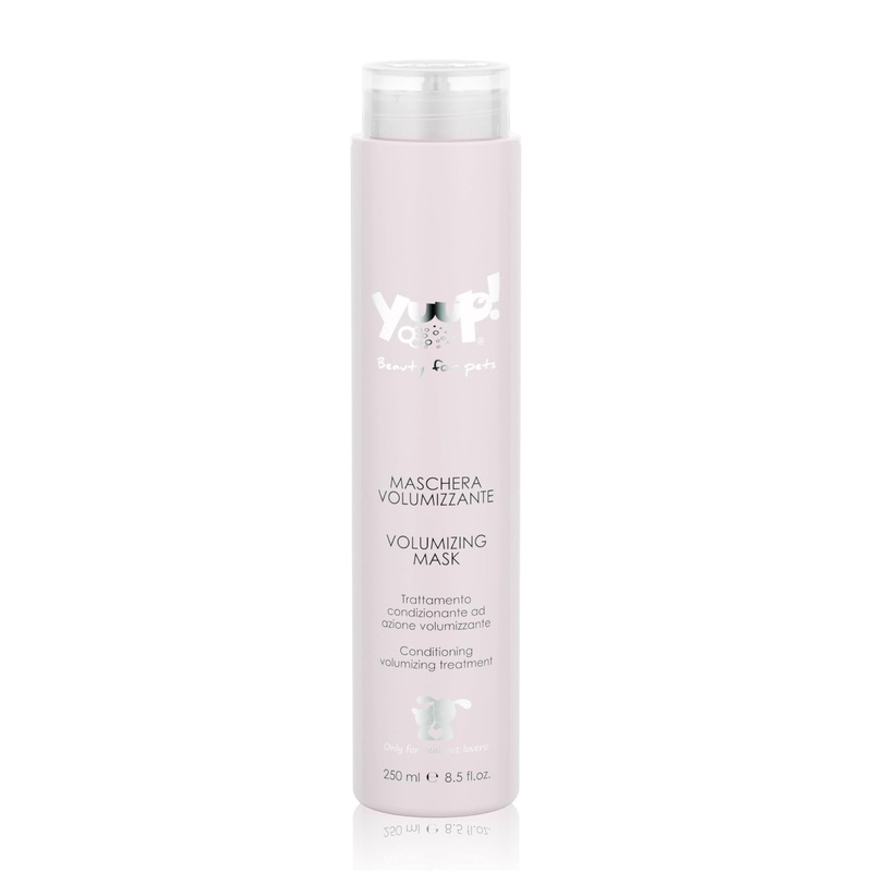 YUUP of Italy Luxury Volumizing Conditioner Mask for Dogs, Botanically Formulated with Jojoba and Macadamia Oils, Provides Long-Lasting Shine & Volume, Detangling Properties
