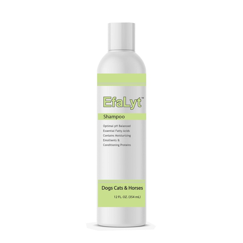 EfaLyt Hypoallergenic Shampoo for Pets – Blend of Proteins, Essential Fatty Acids – Control Flaking and Scaling – Optimal pH Balance – Natural Moisturizer – 12 fl oz