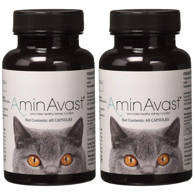 Kidney Support Supplement for Cats and Small Dogs, 300mg 2-Pack – Promotes Natural Kidney Function – Aids in Health and Vitality of Aging Kidneys – Easily Administered – 60 Sprinkle Capsules