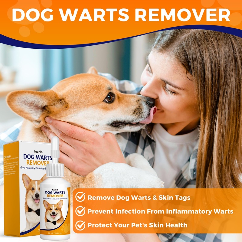 Skin Tag Remover for Dogs, Dog Wart Remover, Natural Dog Wart Removal Treatment, Gentle, Pain-Free & Easy Dog Skin Tag Removal, 20ml