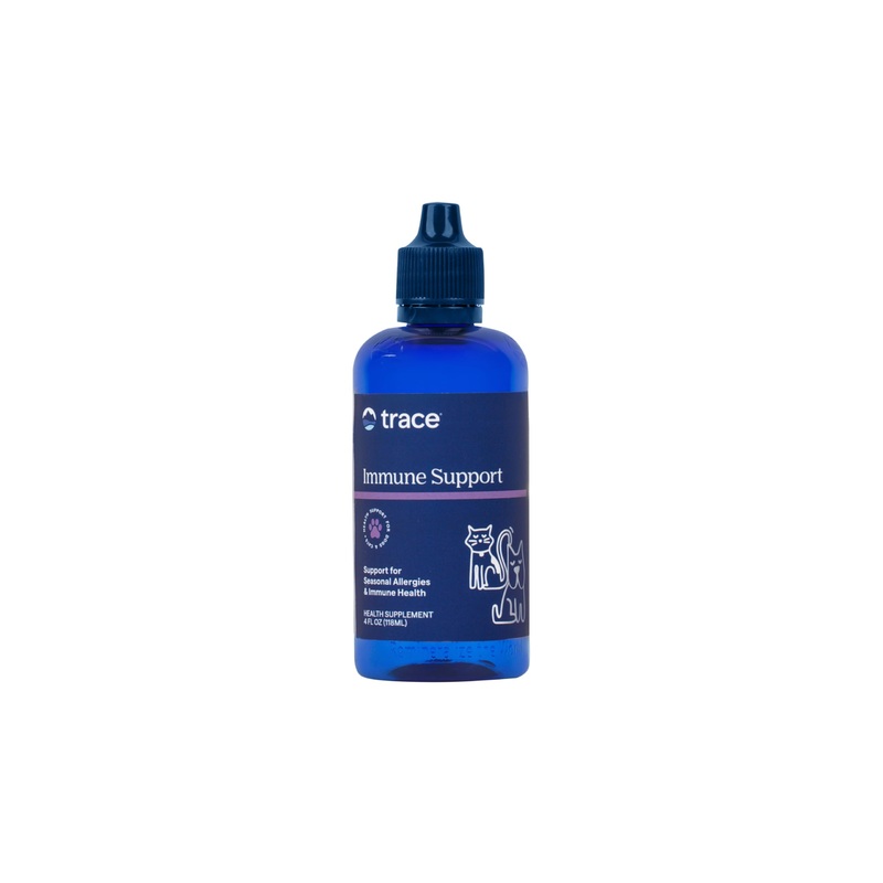 Trace Minerals Pet Immune Support – Cat & Dog Seasonal Support – Immune Support Supplement for Pet Health – Essential Immune Health Supplies for Dogs & Cats – 4 fl oz