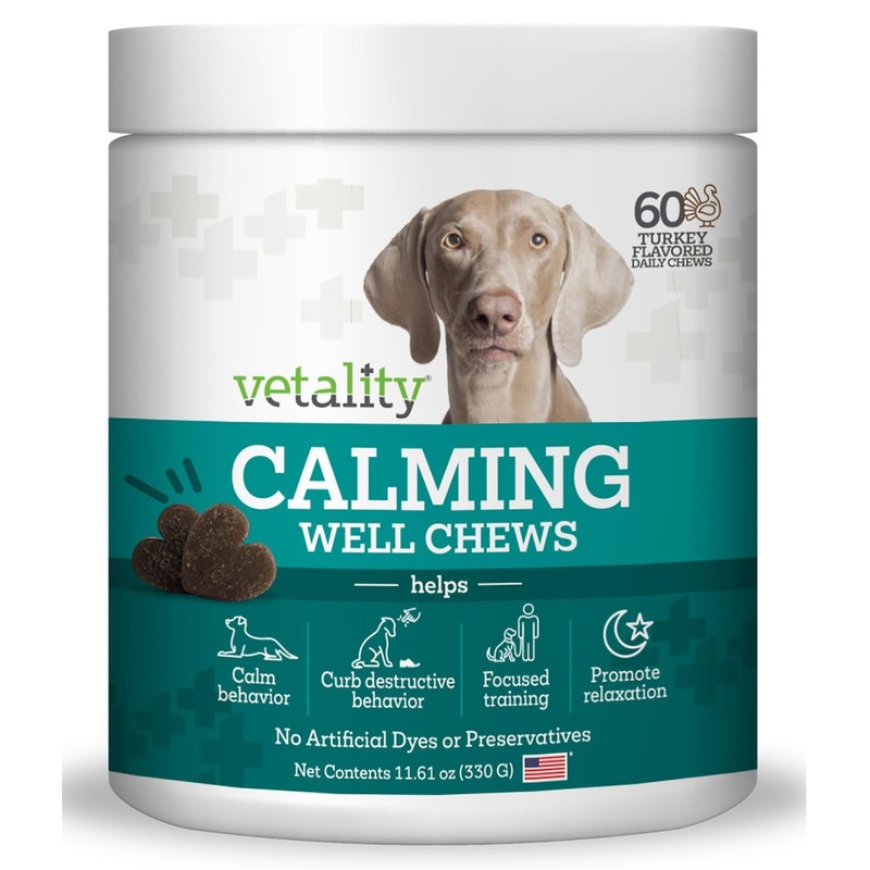 Triple Action Calming Sniffer Chews for Dogs, 60 Piece (008086)