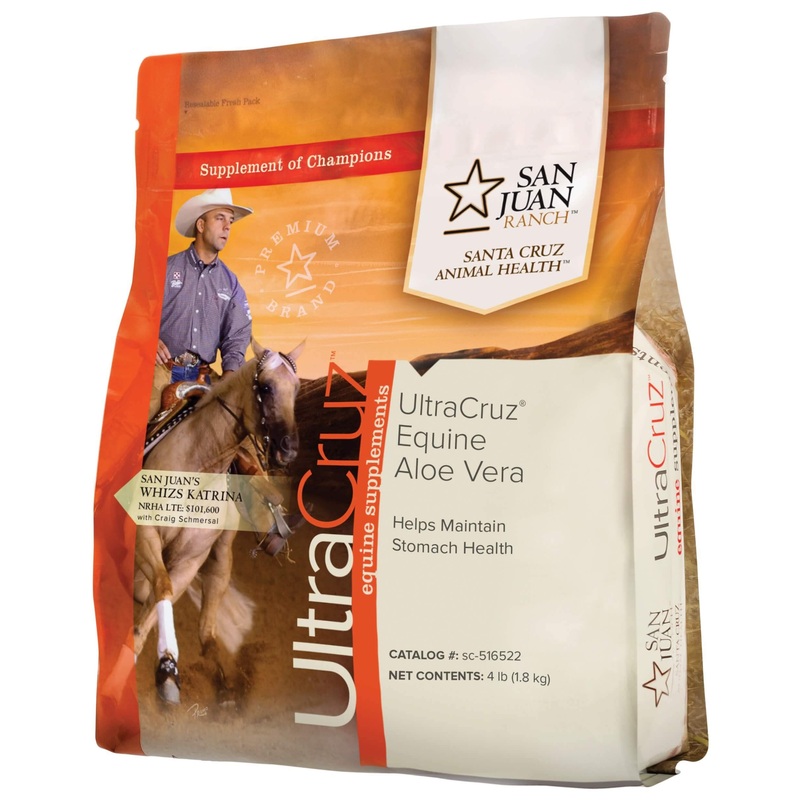 UltraCruz – sc-516522 Equine Aloe Vera Supplement for Horses, 4 lb, Pellet (64 Day Supply)
