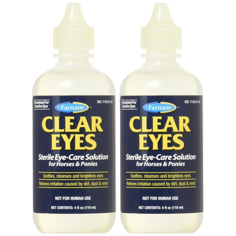 (2 Pack) Farnam Clear Eyes for Horses, 4fl oz