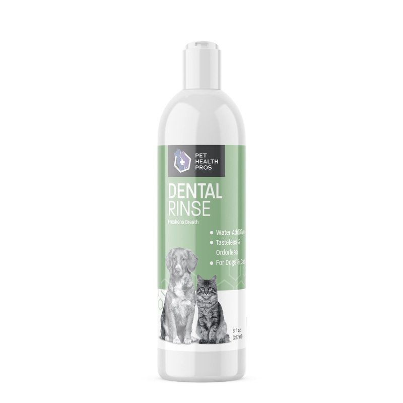 Dog Breath Water Additive – Cat & Dog Water Additive for Dental Care – Dog Dental Water Additive for Dogs Teeth and Bad Breath Treatment for Dogs and Cats – Odorless & Tasteless – 8 oz