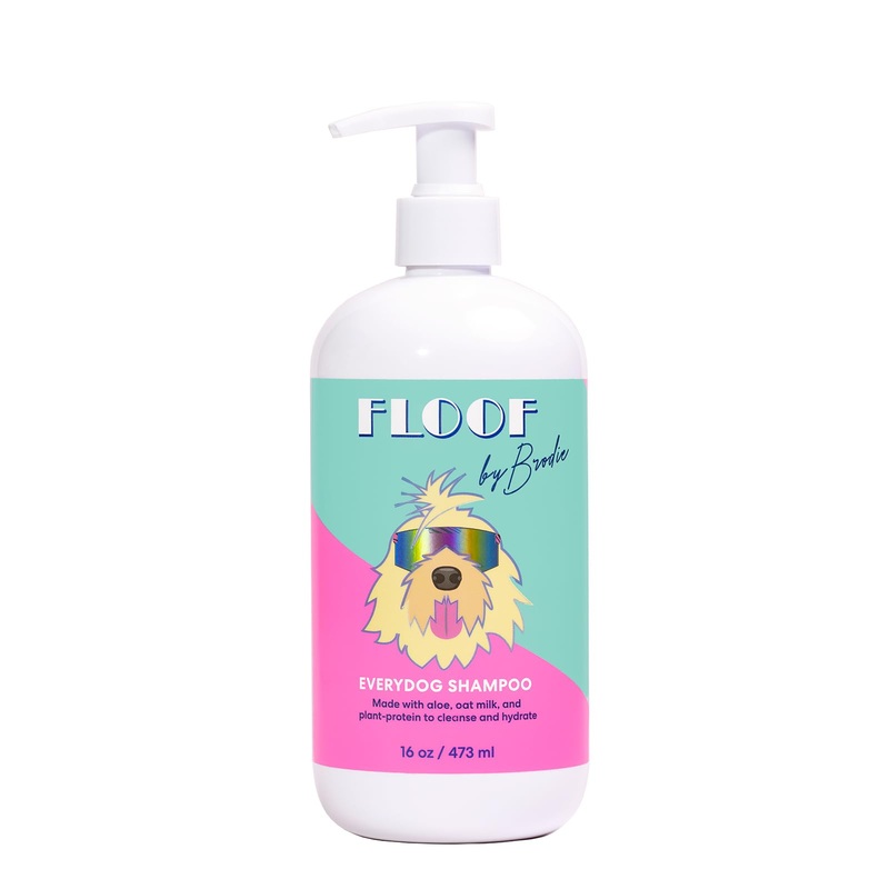 Gentle Dog Shampoo for All Coat Types, No Parabens, No Artificial Colors Made with Aloe and Oat Milk (16 oz)