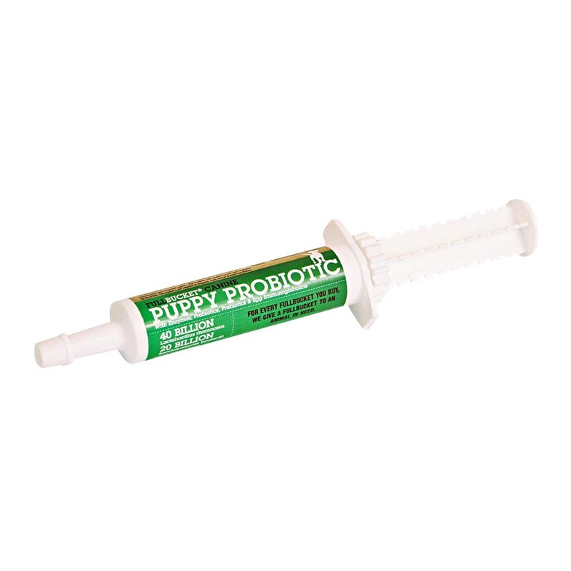 Puppy Probiotic Paste with 60 Billion Probiotic CFUs, Enzymes, Prebiotics and Egg Immunoglobulins for Urgent Care, 32.5 mL Tube