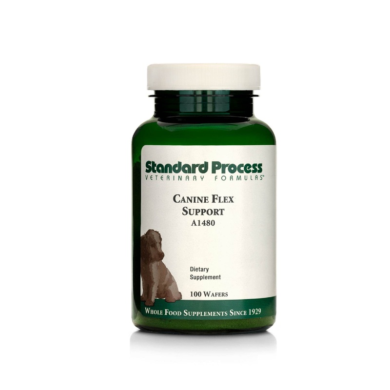 Standard Process Canine Flex Support – Joint & Immune Health Support Supplement for Dogs – Chewable Wafers for Healthy Joint Function Support – Nutritional Whole Food Supplement – 100 wafers