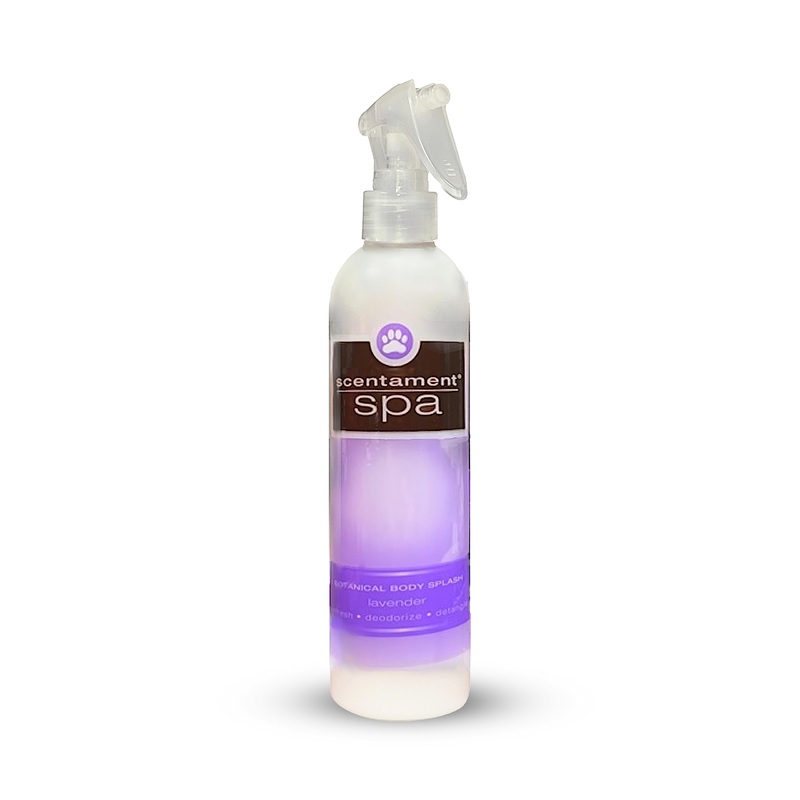 Best Shot Scentament Spa Botanical Body Splash, Body Spray for Pets, Cat and Dog Cologne Spray, Lavender Aloe, 8 Oz.