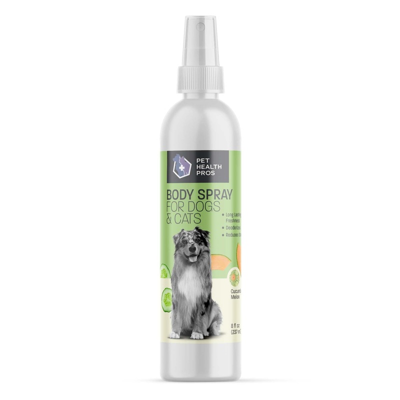 Cucumber Melon Scented Dog Deodorizing Spray for Dogs and Cats – Long Lasting Pet Cologne and Deodorizer – 8 oz Cucumber Melon