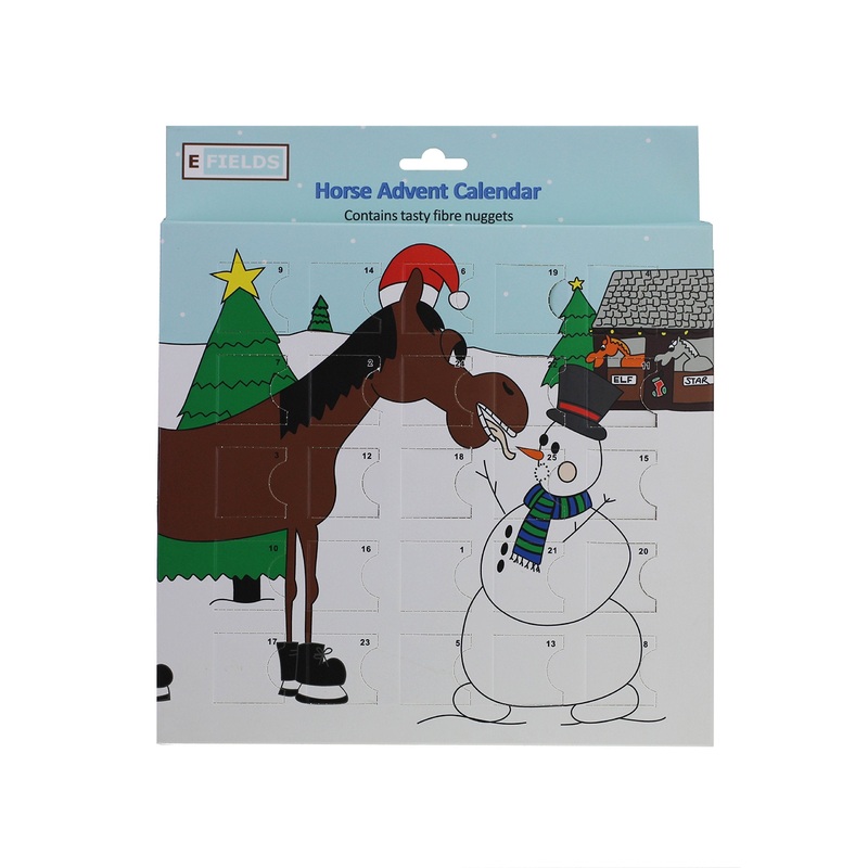 EFields Horse Advent Calendar – Contains Tasty Fibre Nuggets for Your Horse