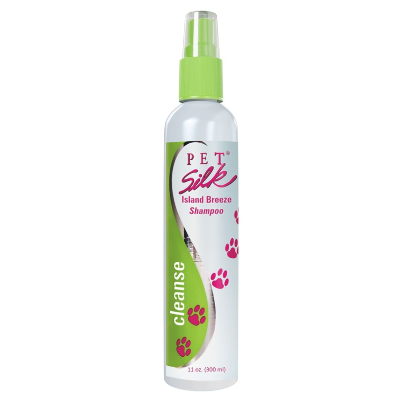 PET SILK Cologne – Pet Odor Eliminator – Dog Perfume & Deodorizer In Between Bath Wash – Clean and Fresh Smelling Fur – Conditioning & Deodorizing Qualities (Island Breeze, 11.6 oz)