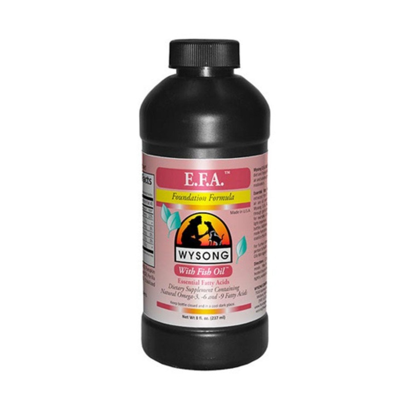 WYSONG PET NUTRITIONAL PRODUCTS 858382 EFA Supplement with Fish Oil for Dogs, 8-Ounce