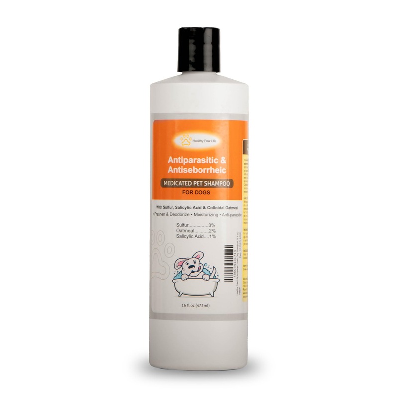 Antiparasitic & Antiseborrheic Dog Shampoo (16 oz)