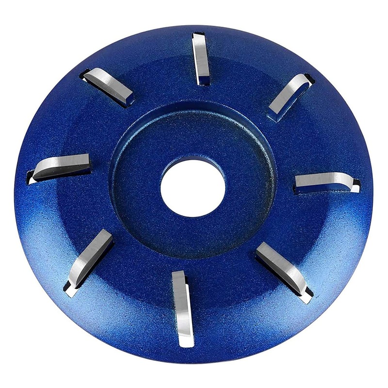 Arinda Goat Hoof Trimmers Tool – Professional Electric Hoof Trimming Disc, Metal Wood Carving Tools for Angle Grinder Attchments, Horses Cow Foot Repair (Blue 8 Teeth) Blue 8 Teeth