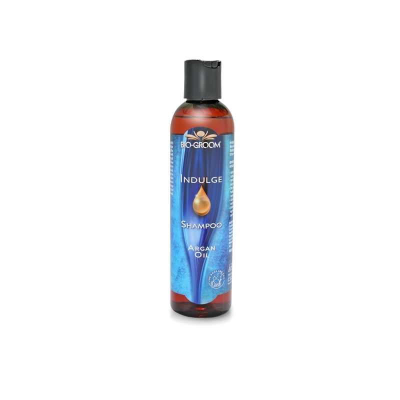 Bio-Groom Indulge Argan Oil Dog Shampoo – Deshedding Dog Bathing Supplies, Puppy Wash, Cat & Dog Grooming Supplies for Sensitive Skin, Cruelty-Free, Made in USA, Dog Products – 8 fl oz 1-Pack